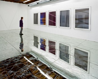 Walead Beshty, Passages, installation view, 2009. Courtesy of the artist and LA>